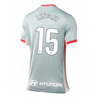 Camisa de Futebol Atletico Madrid Clement Lenglet #15 Equipamento Secundário Mulheres 2024-25 Manga Curta